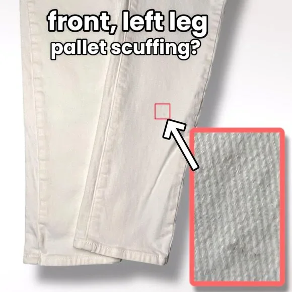 Paige Skyline Skinny Jeans White Low Rise Size 27 - Picture 8 of 9